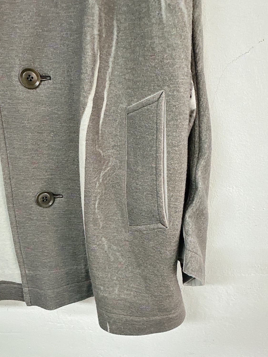 (정품/새상품) Y's 요지 야마모토 여성 그레이 오버핏 싱글 코트 상품이미지3