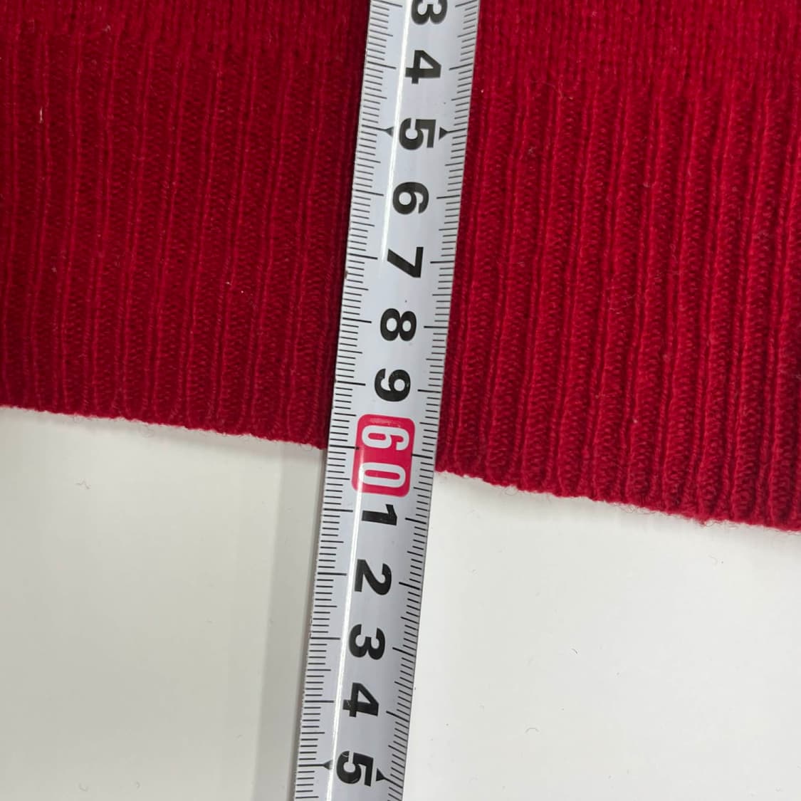 폴로 랄프로렌 딮버건디 램스울 브이넥 니트(S) 상품이미지7