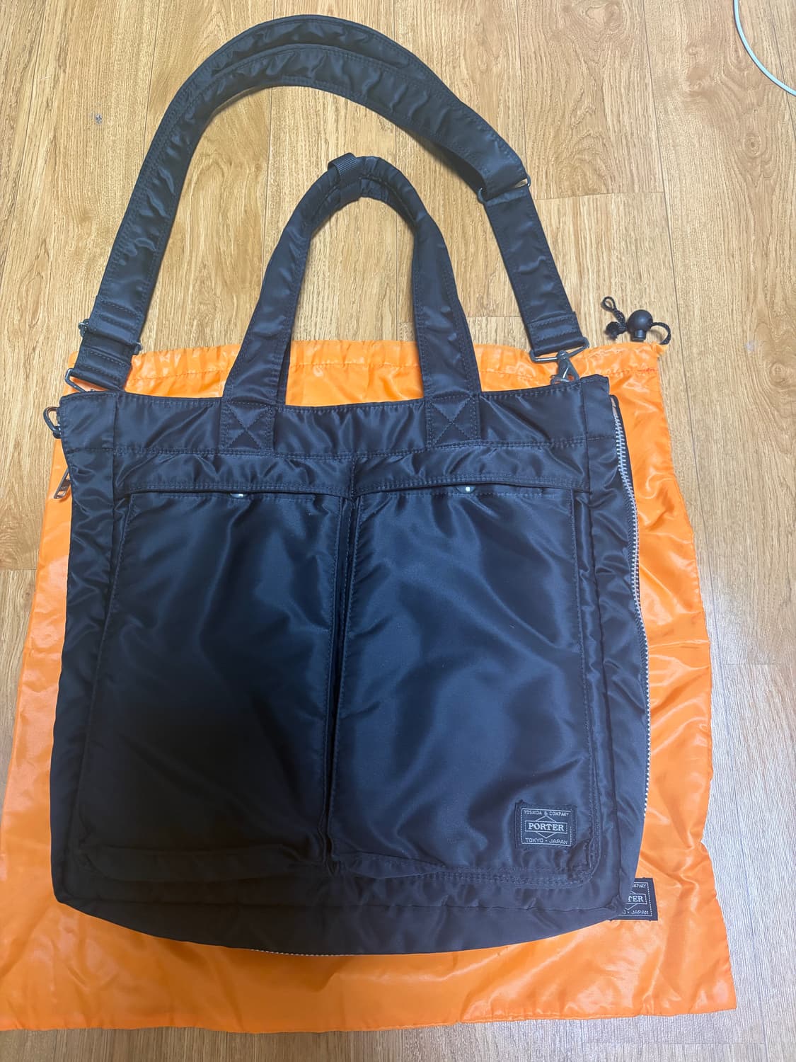 포터 탱커 2way 토트백 블랙 상품이미지1