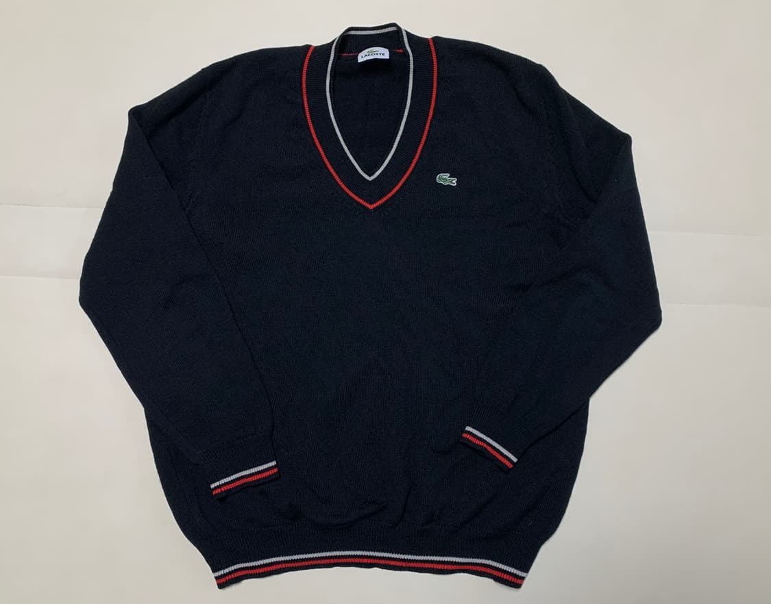 [105] 라코스테 로코 브이넥 니트 y12925 상품이미지1