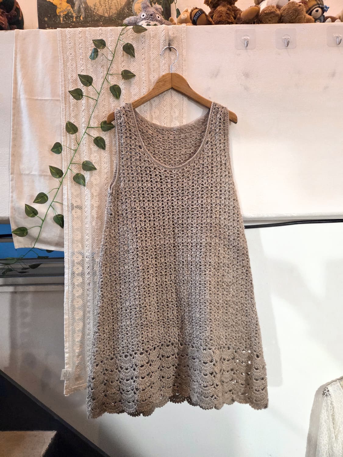 핸드메이드 뜨개 민소매 원피스 상품이미지1
