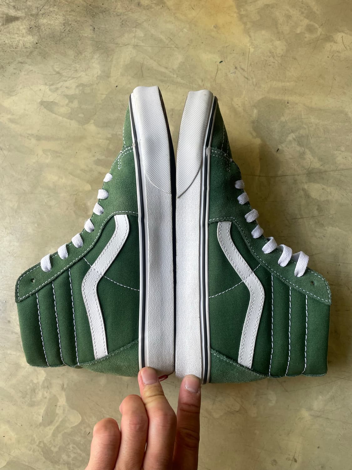 Vans 스케이트 하이 카키 255 상품이미지3