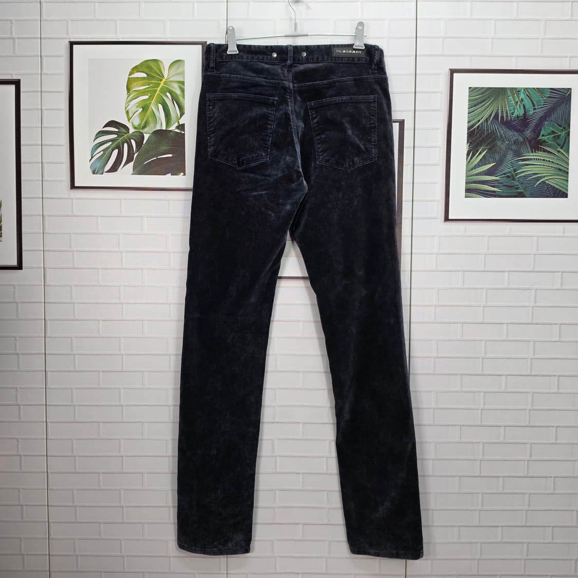버버리 런던 골지 벨벳 팬츠 바지 슬랙스 30~31사이즈 상품이미지4