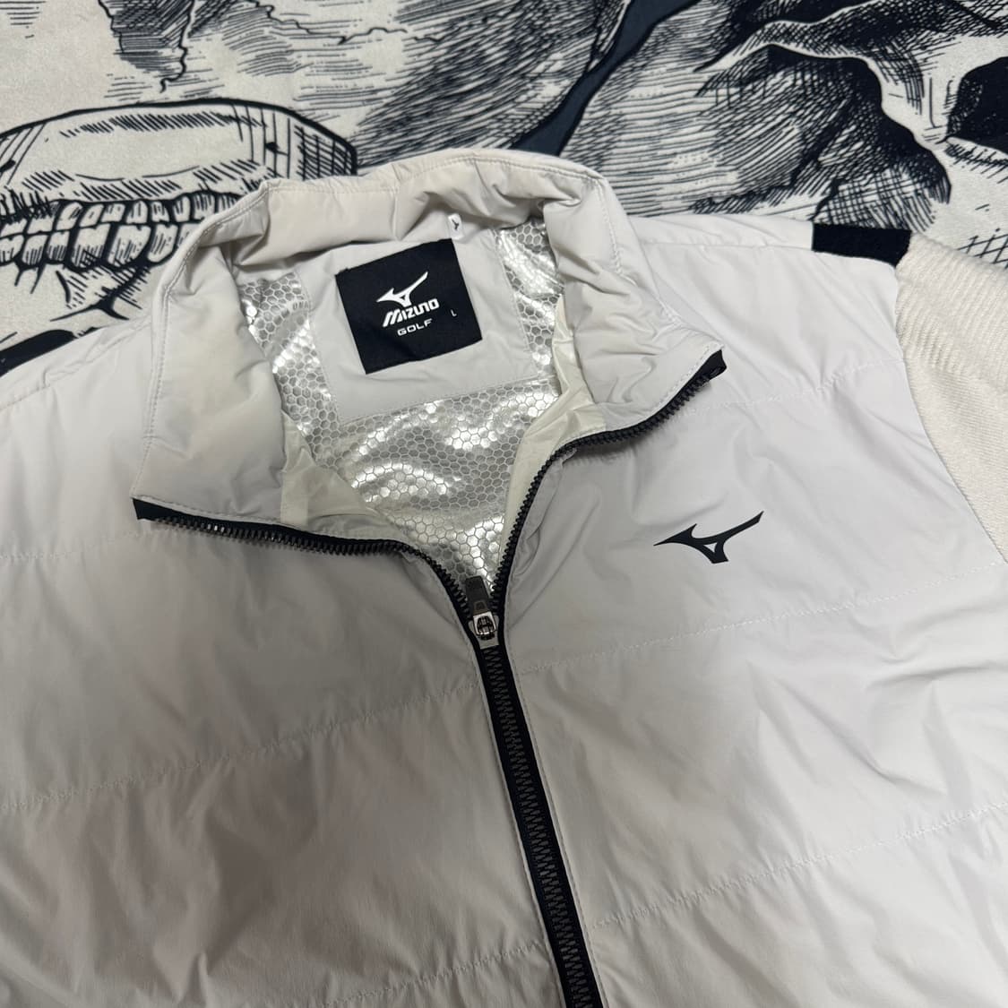 미즈노골프 구스다운 방풍집업 L사이즈 상품이미지2