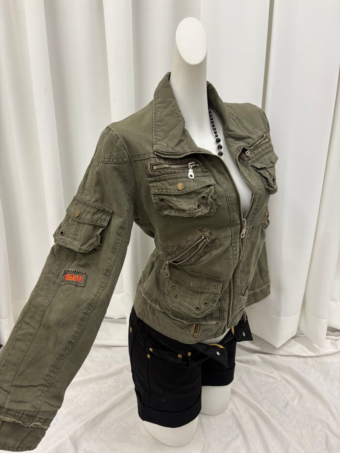 y2k 포켓 디테일 야상자켓 상품이미지6