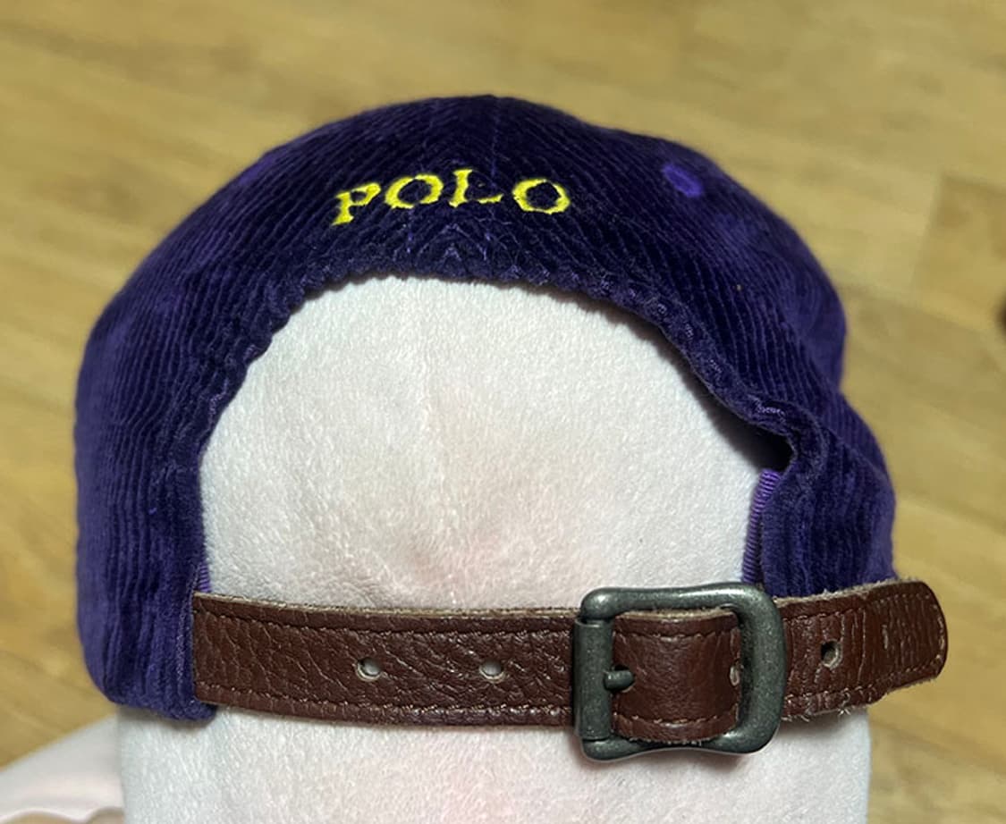 POLO 폴로 코듀로이 볼캡 모자 가죽 프리 남녀공용 캐주얼  상품이미지2