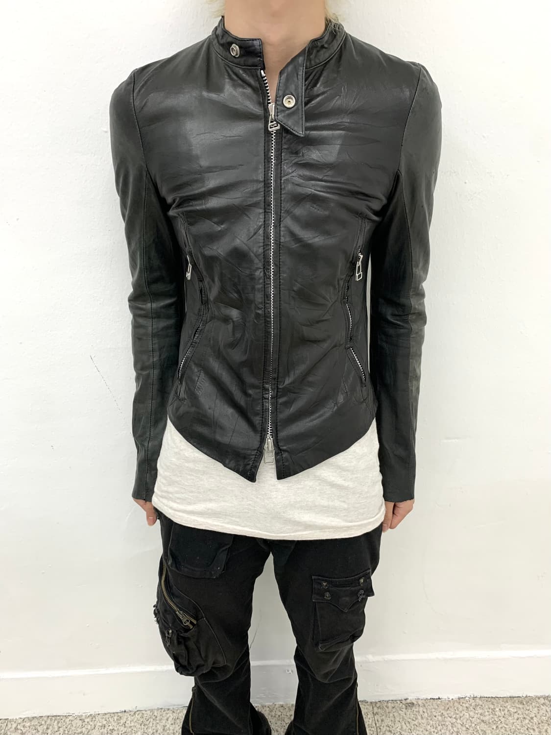 Ekam single leather jacket   상품이미지2