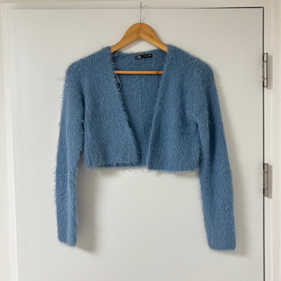 자라 크롭 퍼가디건 상품이미지2