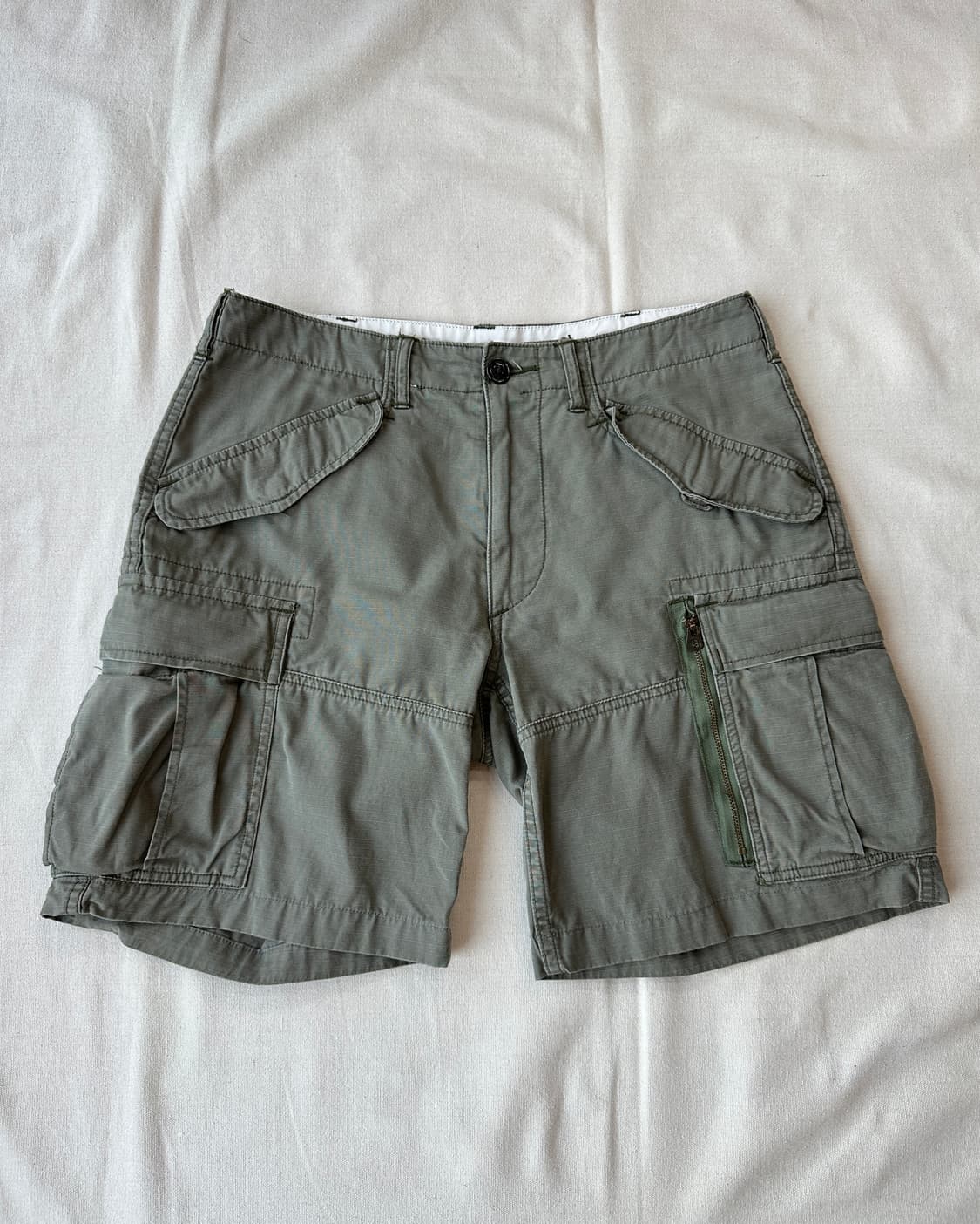 폴로 랄프로렌 립스탑 유틸리티 카고 쇼츠 올리브그린 30 상품이미지1