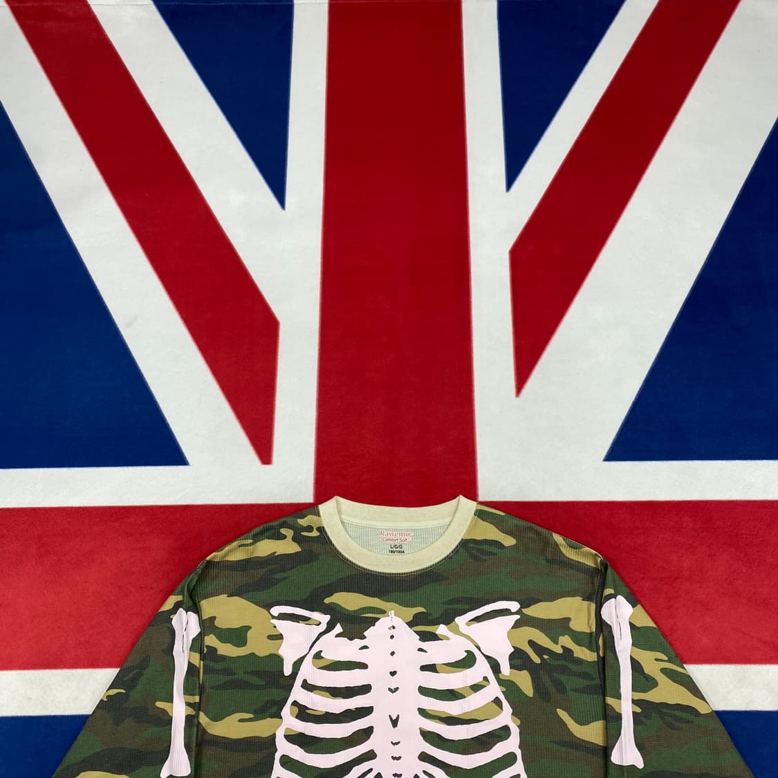 Jpn 카모 본즈 와플 롱슬리브 L 상품이미지2