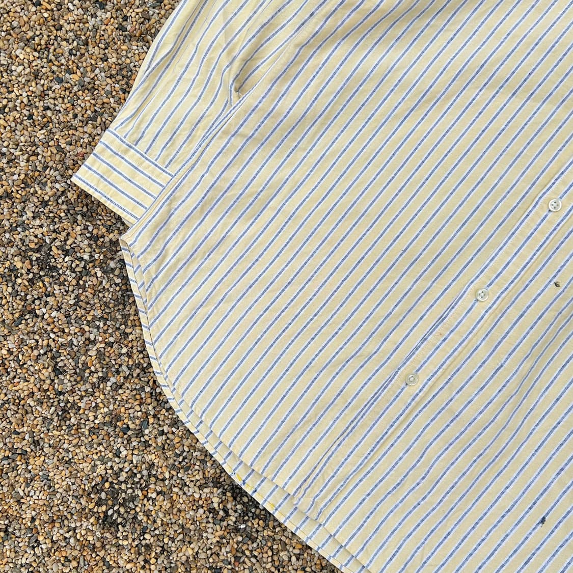 폴로 랄프로렌 옐로우 스트라이프 셔츠 상품이미지3