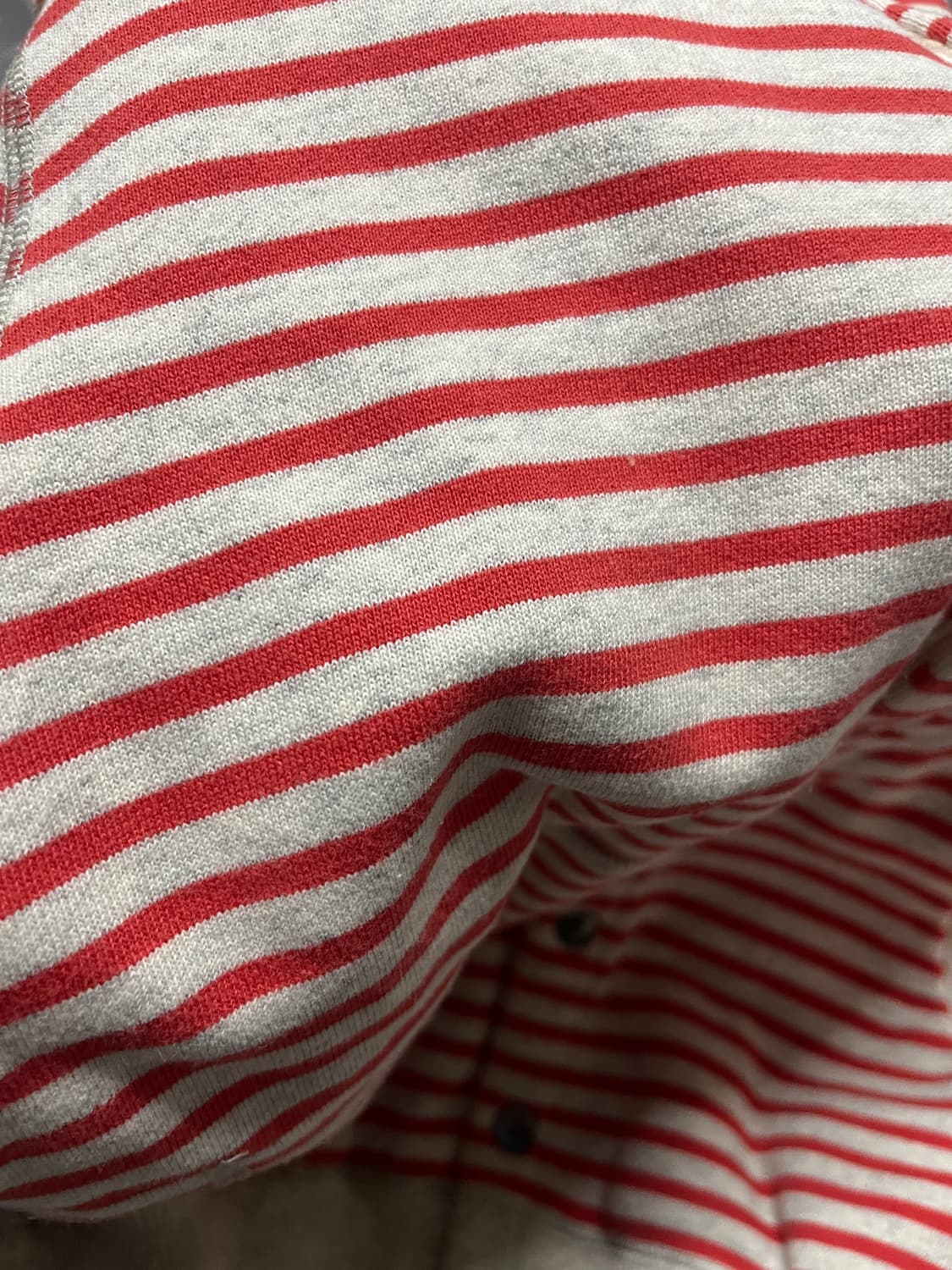 네넷냐 스트라이프 후드집업 🐱red 상품이미지4