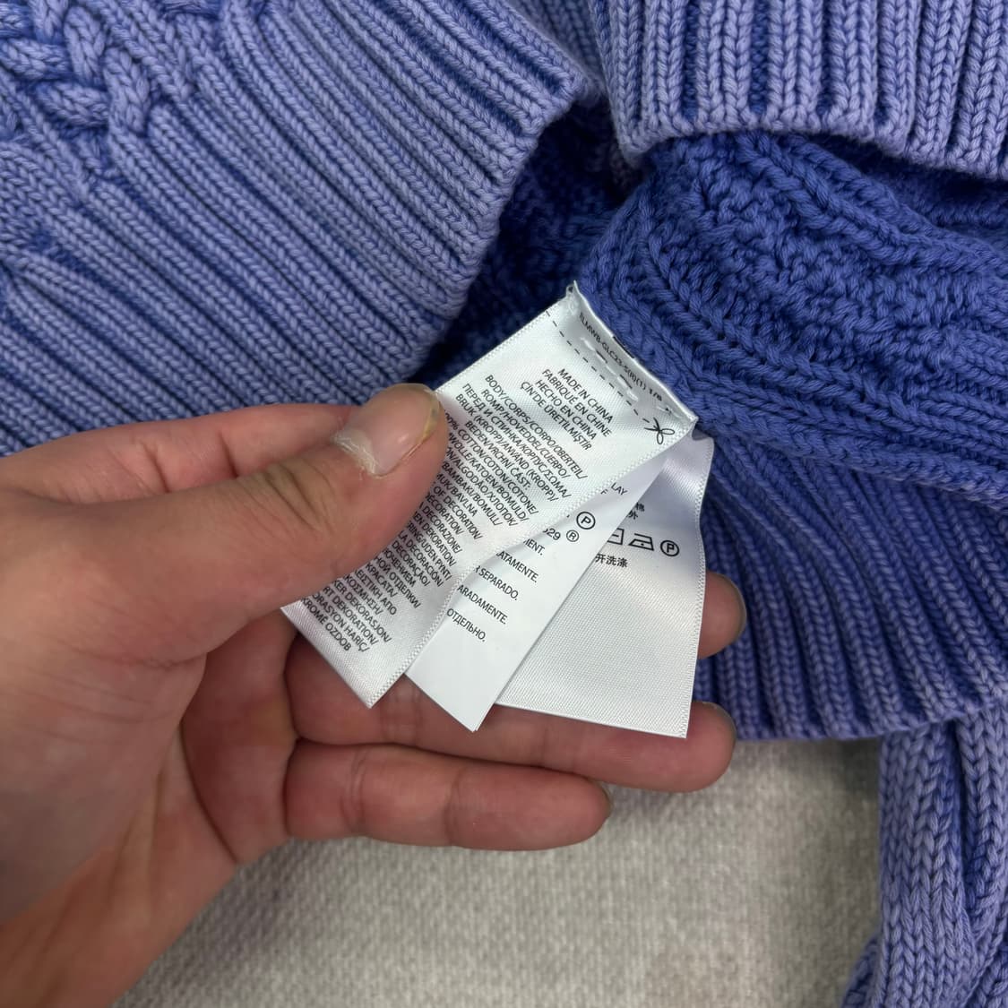 95 폴로랄프로렌신형라벨  꽈배기 니트  상품이미지5