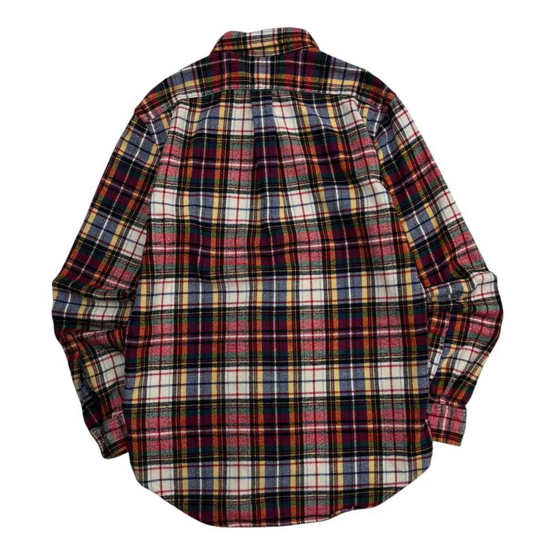 폴로 랄프로렌 네이비포니 포켓 타탄체크 울 셔츠 S 상품이미지3