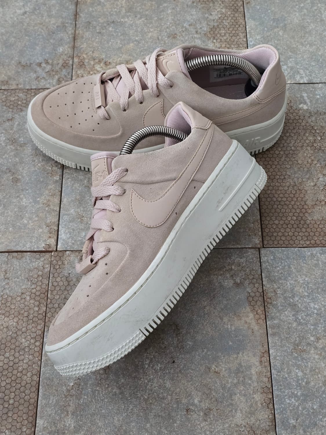 (245)나이키 에어포스 1 세이지 로우 파티클 베이지 상품이미지6