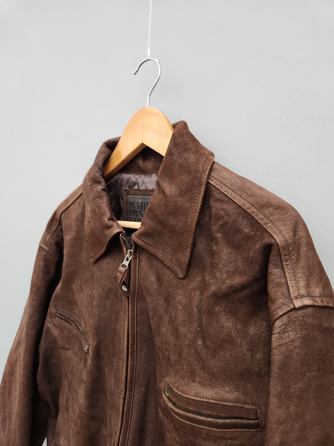 마리떼프랑소와저버 00s 빈티지 염소가죽 자켓 상품이미지3