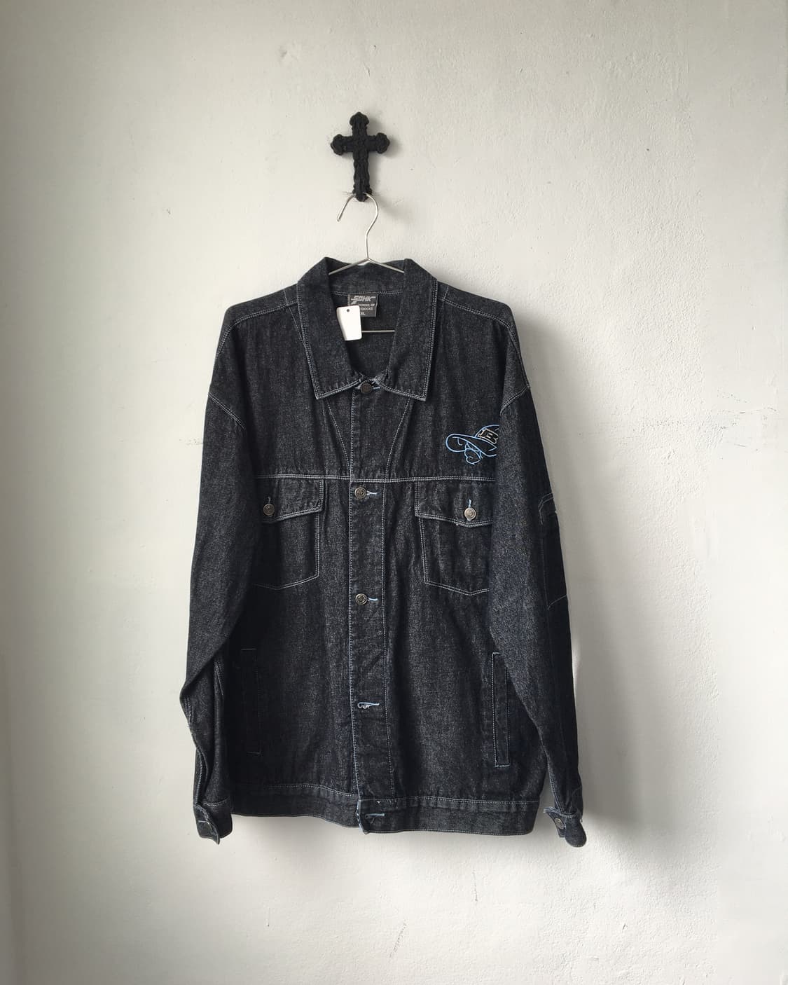 Sohk Back patch point denim over fit jac 상품이미지3