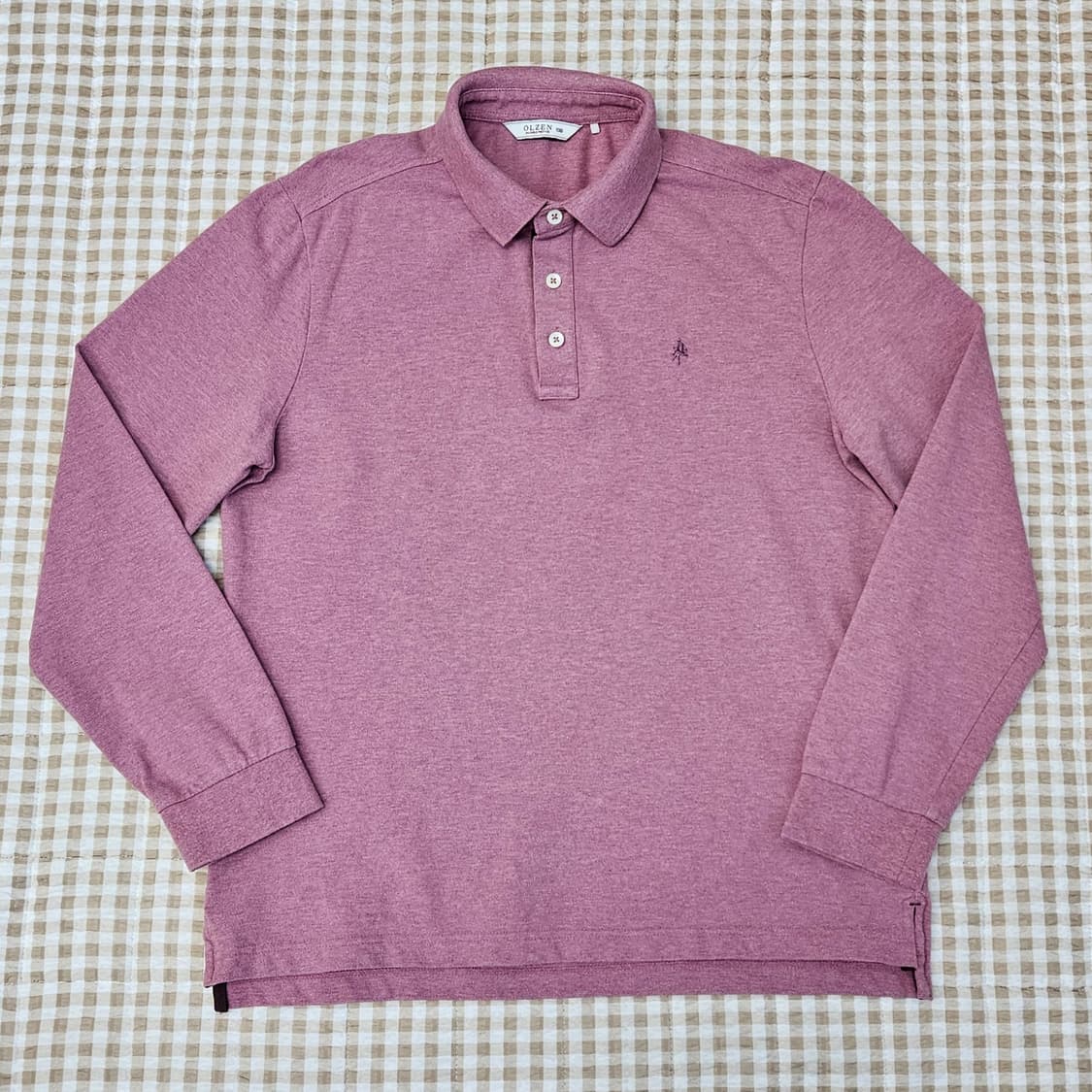 올젠 긴팔 카라티 남자100 상품이미지1