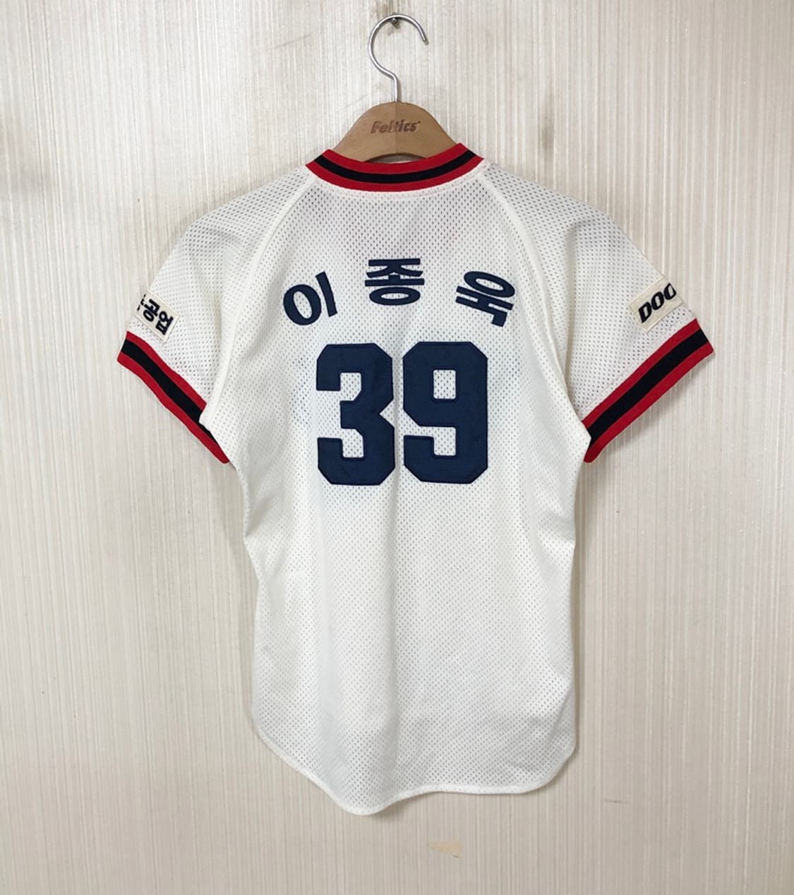 KBO 위팬 두산베어스 올드 홈유니폼/져지 75 #39 이종욱 상품이미지7