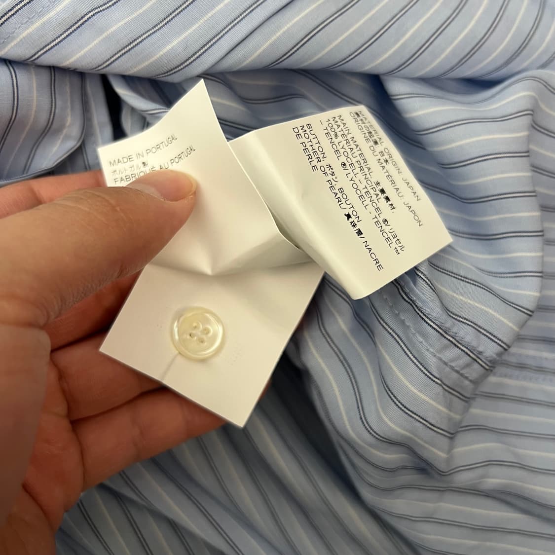 아워레가시 어보브 스트라이프 텐셀 셔츠 상품이미지7