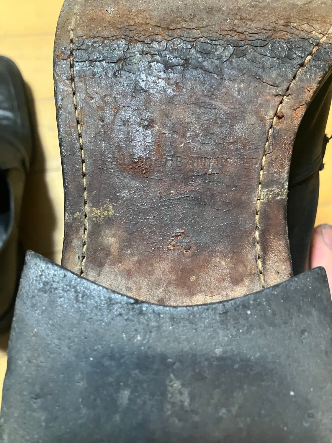 Alfredo bannister 스퀘어 토 스트랩 더비 43 (275) 상품이미지7