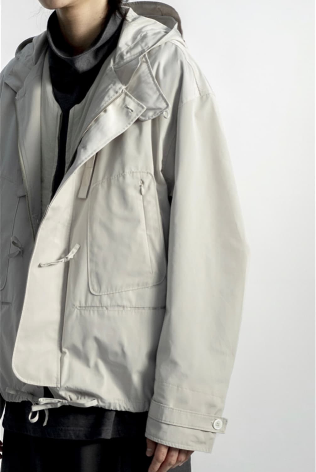 3)폴리테루 후디 자켓 Polyteru Hooded Parka Beige 상품이미지6