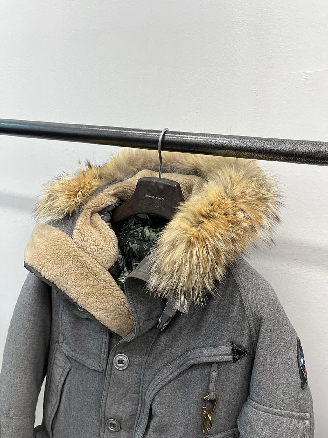 95-100) 파라점퍼스 x 발렌타인 에딘버러 다운파카  상품이미지4