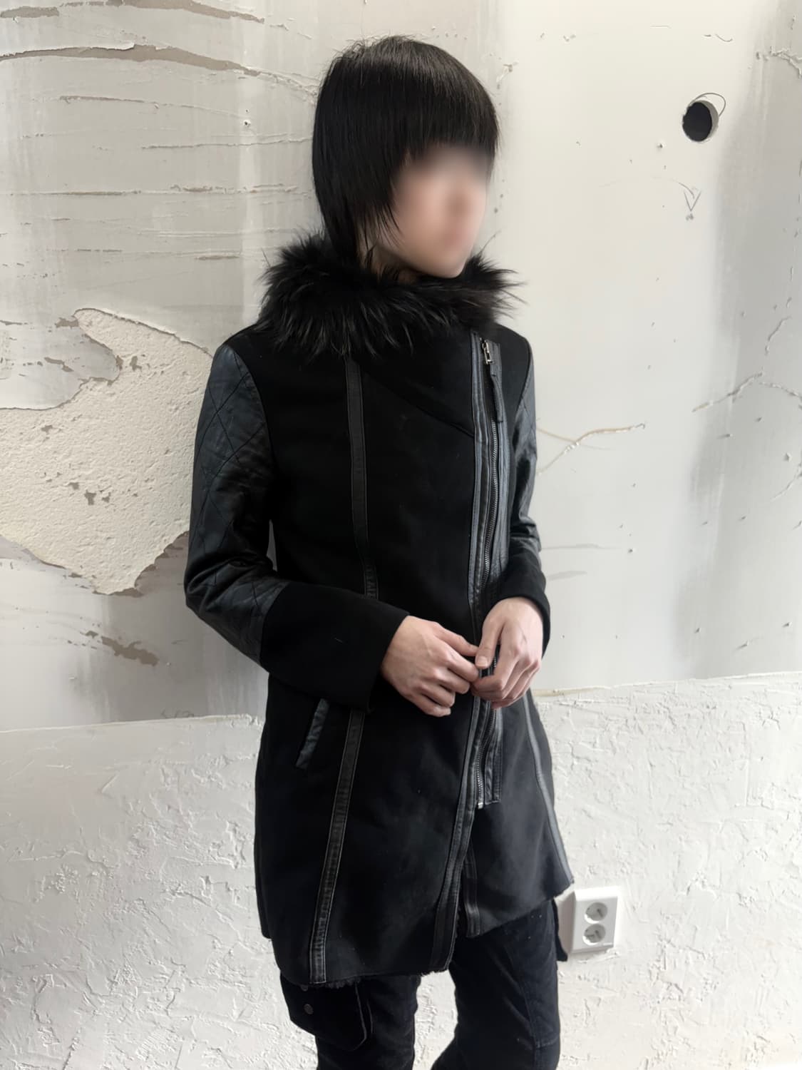 Fur sheepskin long jacket 상품이미지3