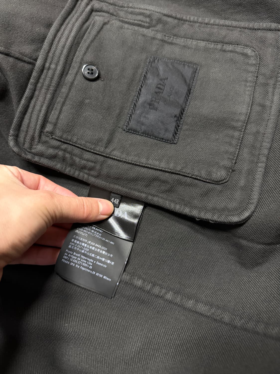 [44] 프라다 25ss 싱글 코트 상품이미지5