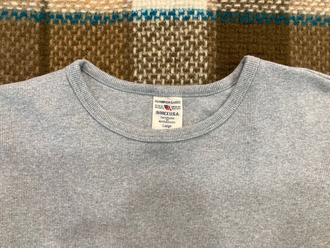 AVIREX 아비렉스 롱슬리브 티셔츠 골지 긴팔 상품이미지3