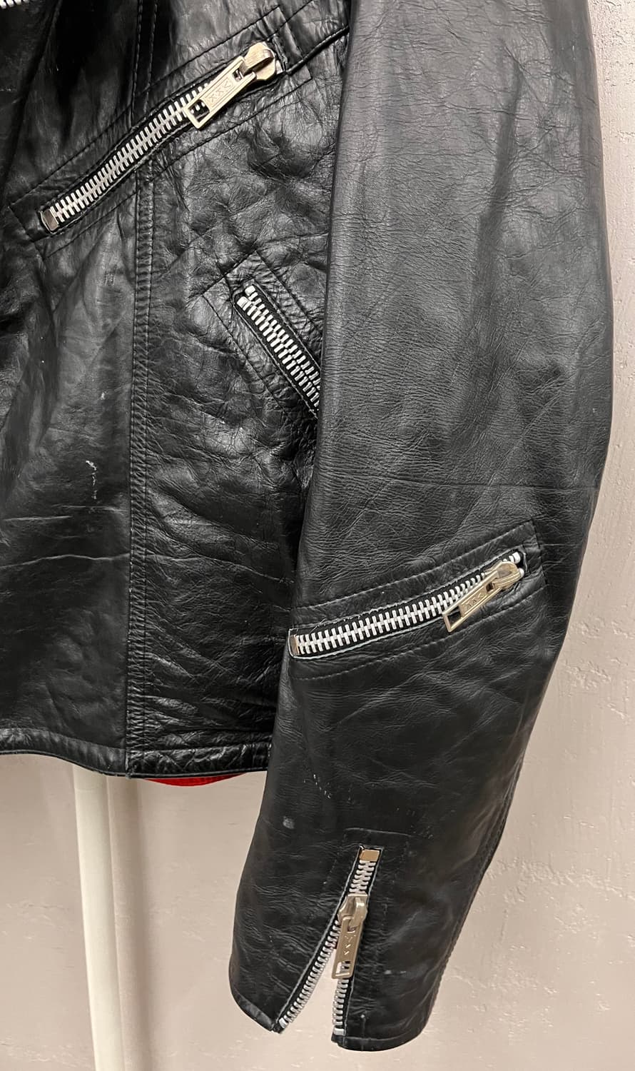 재팬 빈티지 가죽 자켓 56 상품이미지3