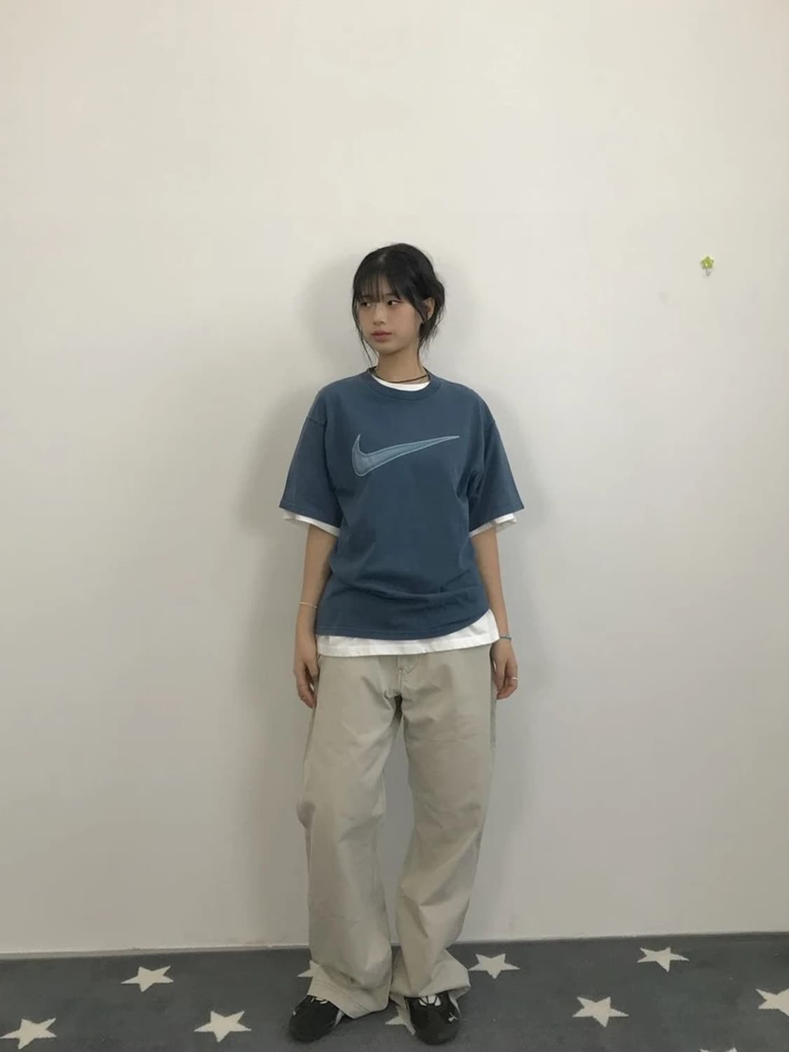 90s Nike Big Swoosh Logo T-Shirt 상품이미지2