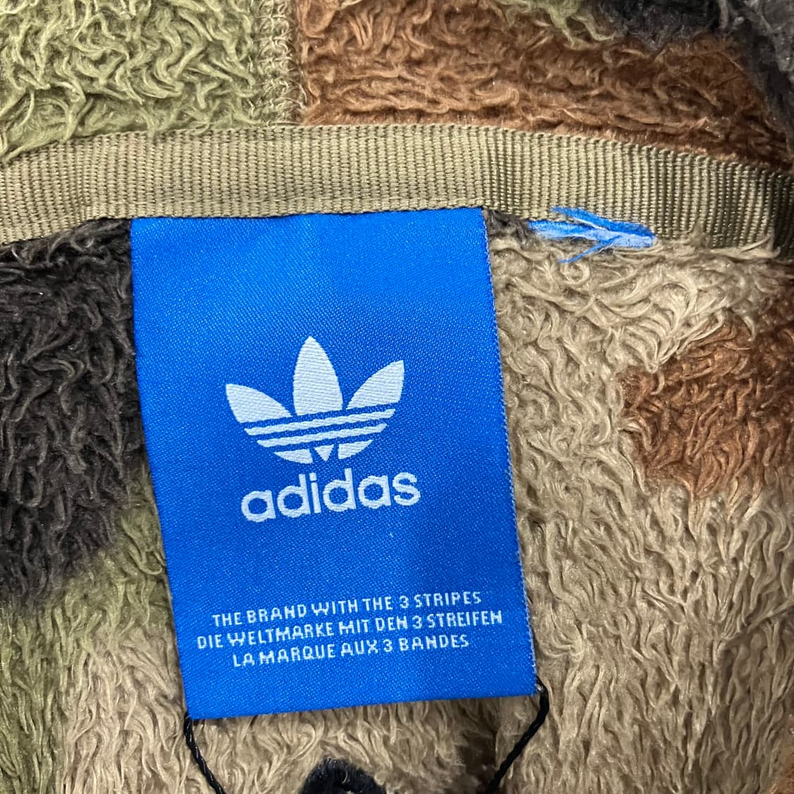 260 아디다스 카모 후리스 플리스 쉐르파 후드집업 상품이미지4