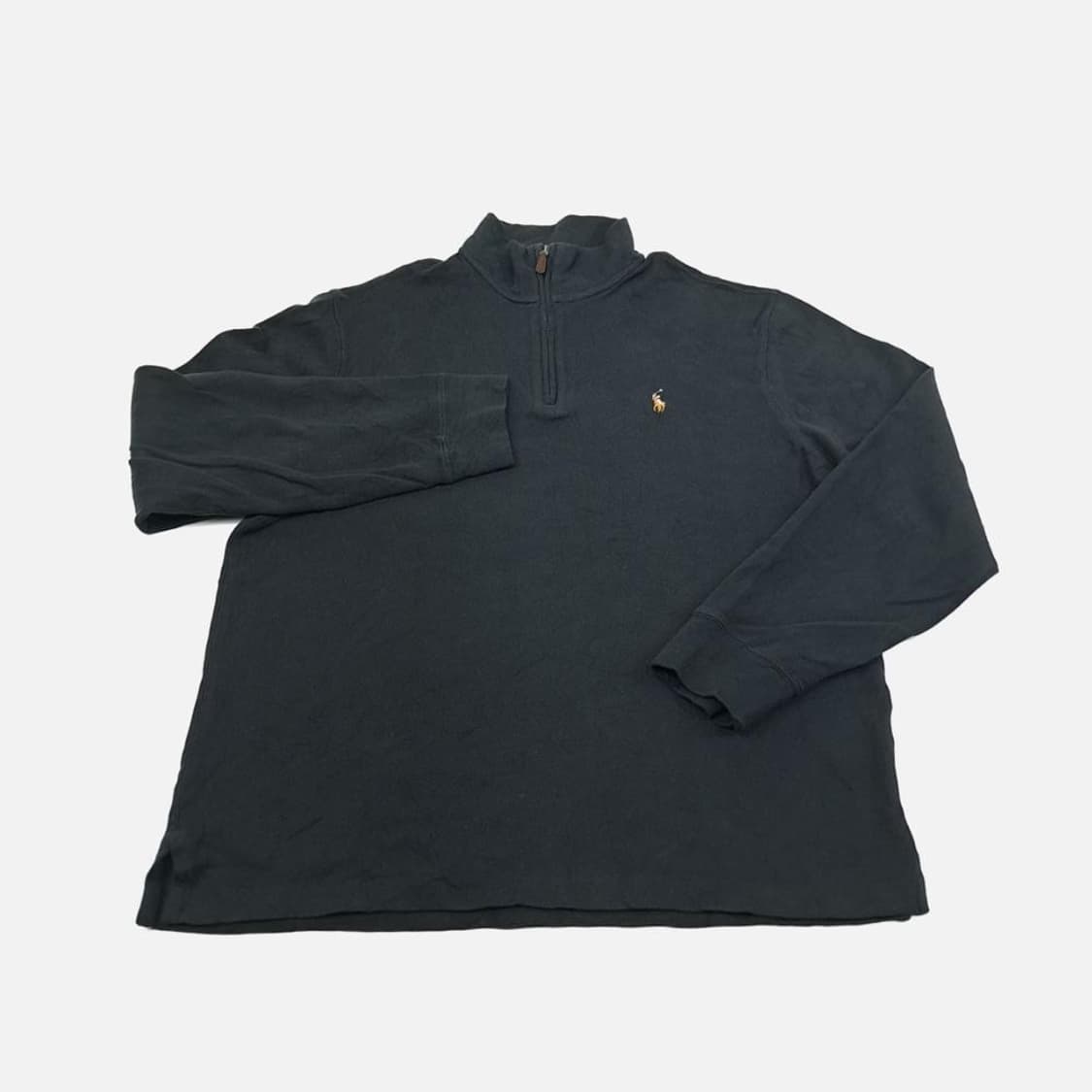 (CS706)M 폴로 블랙 하프집업 QR 니트 스웨터knit 상품이미지2