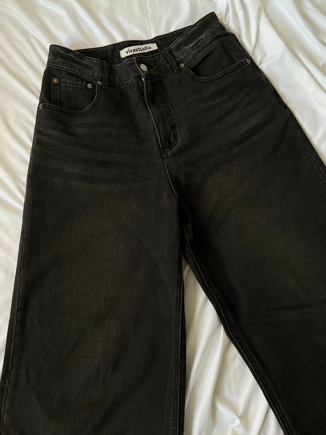 [S] 비바스튜디오 와이드 데님 팬츠 상품이미지1