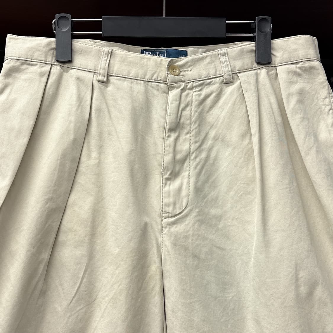 90s 폴로 랄프로렌 투턱 플리츠 테일러 쇼츠 팬츠 N1108   상품이미지3