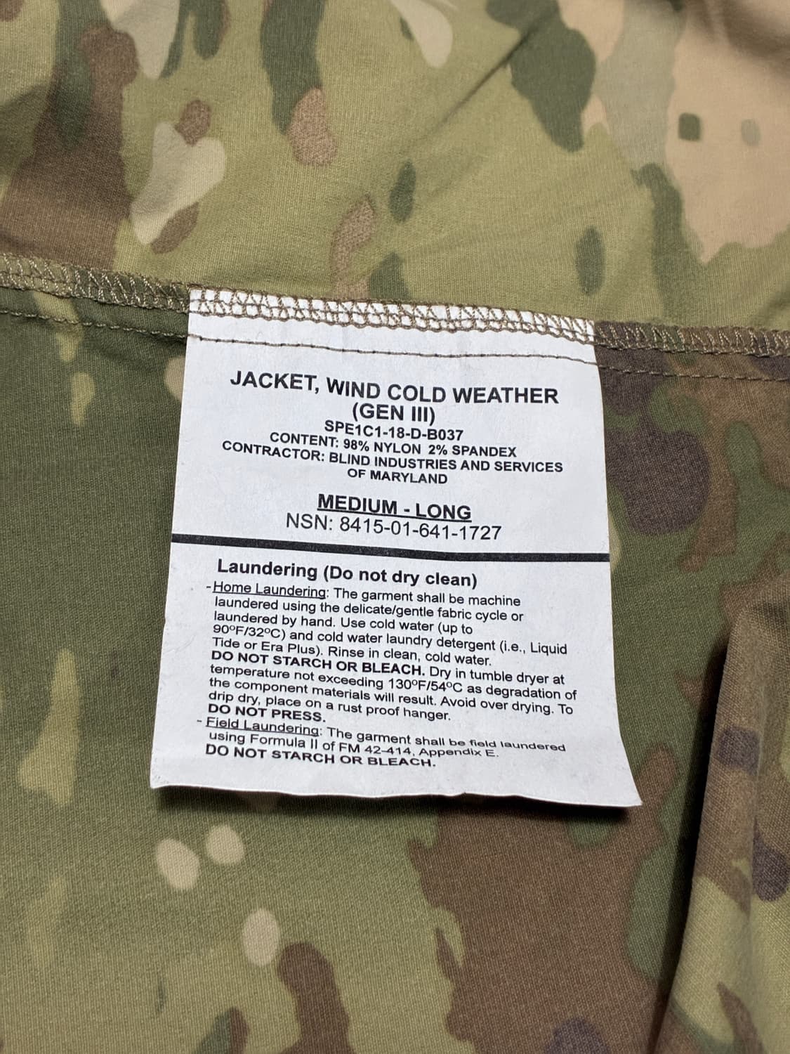 미군 소프트쉘 자켓 (105) 상품이미지8