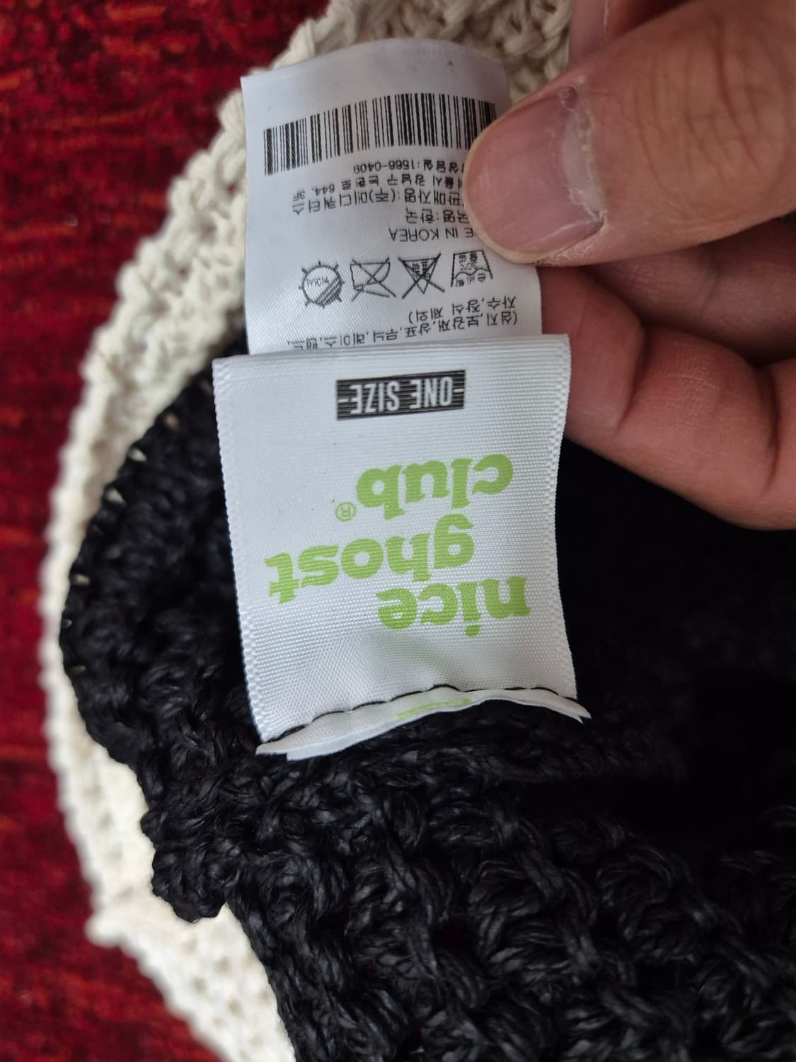 나이스고스트클럽 니트 버킷햇 상품이미지2