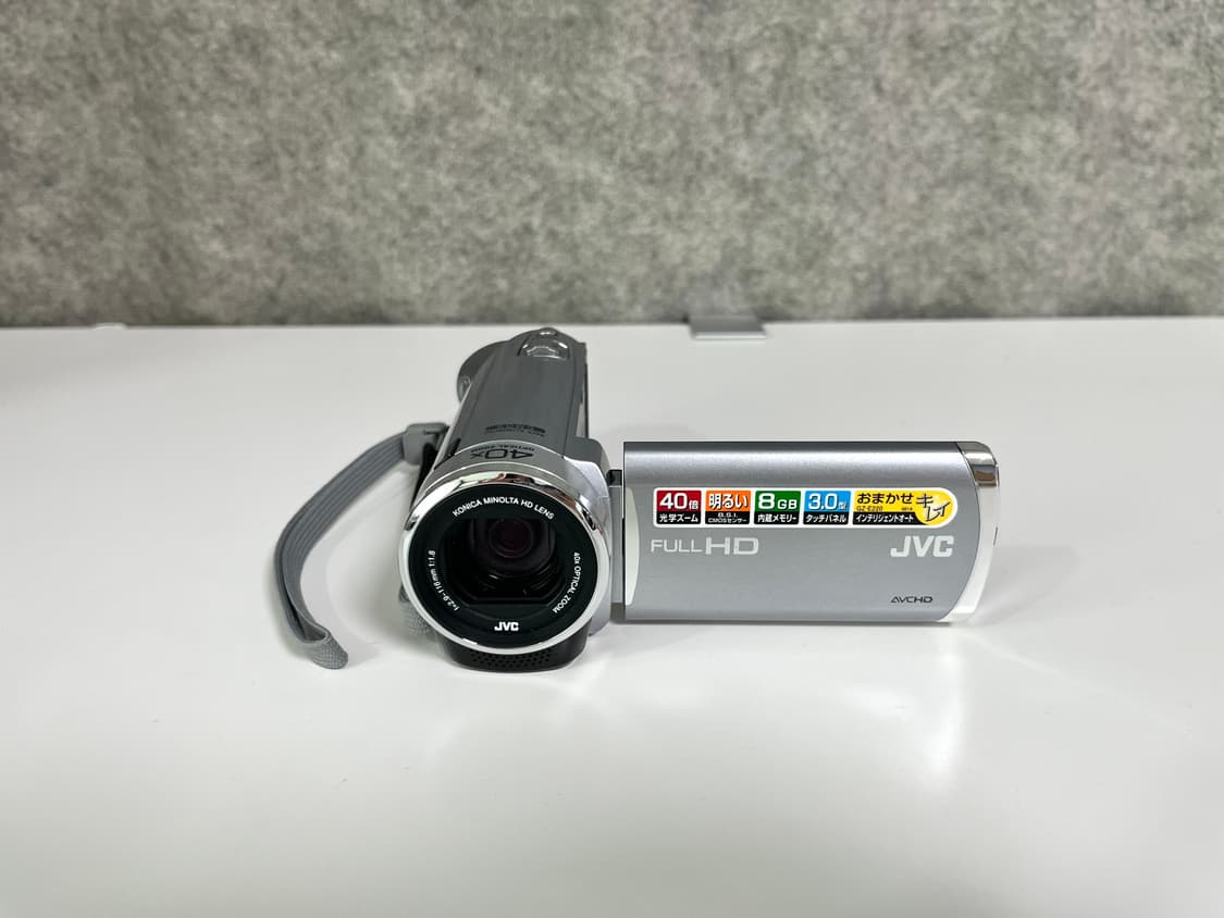 A급/ 희귀기종 / Jvc gz e220 빈티지 캠코더 실버 상품이미지9