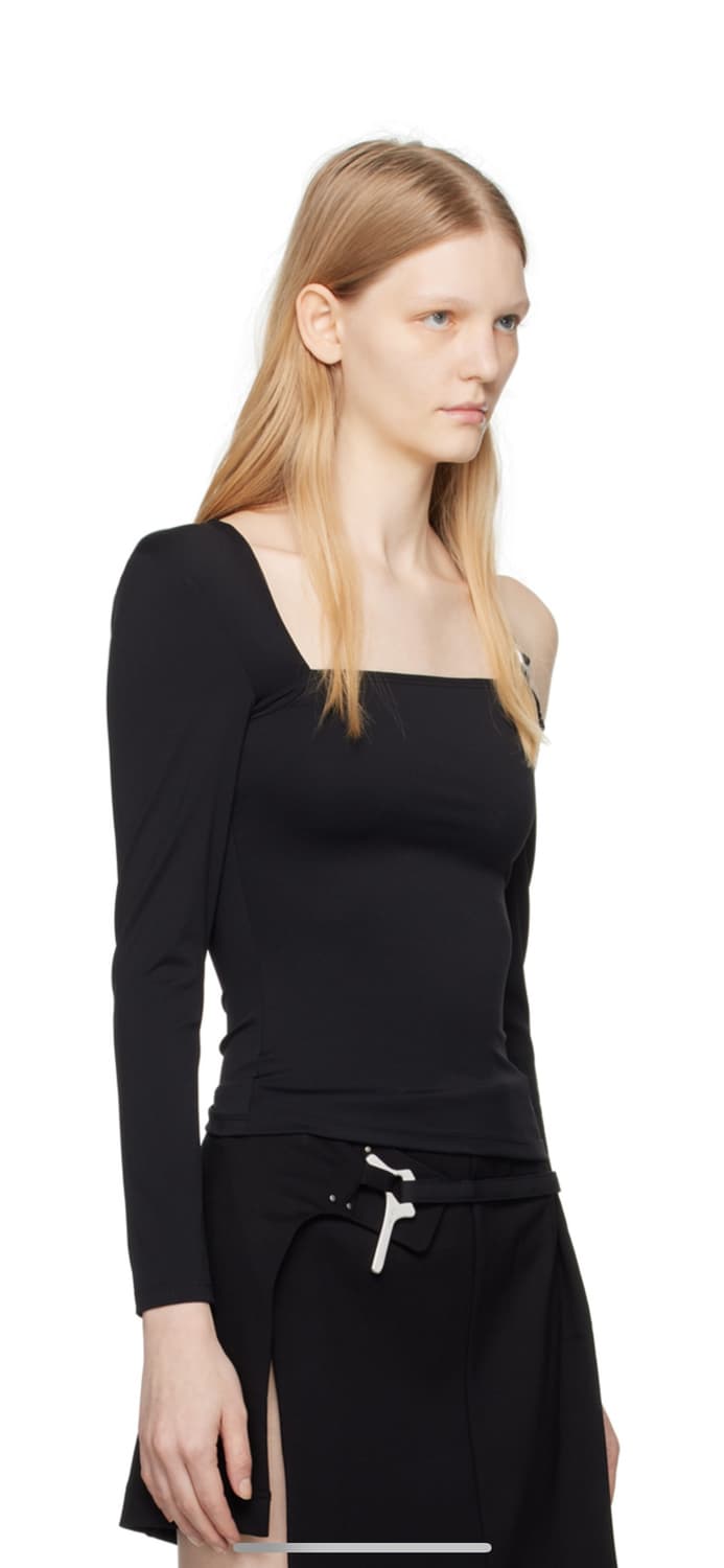 HELIOT EMIL 블랙 인베리어블 롱슬리브 티셔츠 / M 상품이미지2