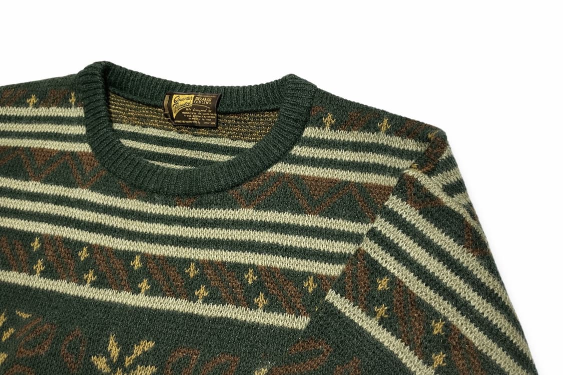 JPN 90s~00s 일본 빈티지 노르딕 패턴 아메카지 니트 스웨터 L 상품이미지3