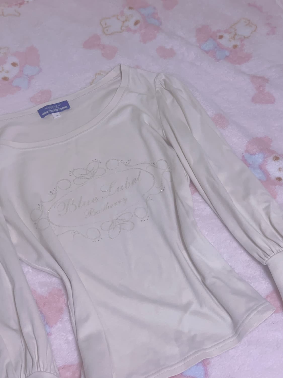 Burberry ♥ 버버리 블루라벨 핀터깔 뮤트 셔링 탑 히메오네갸루 상품이미지1
