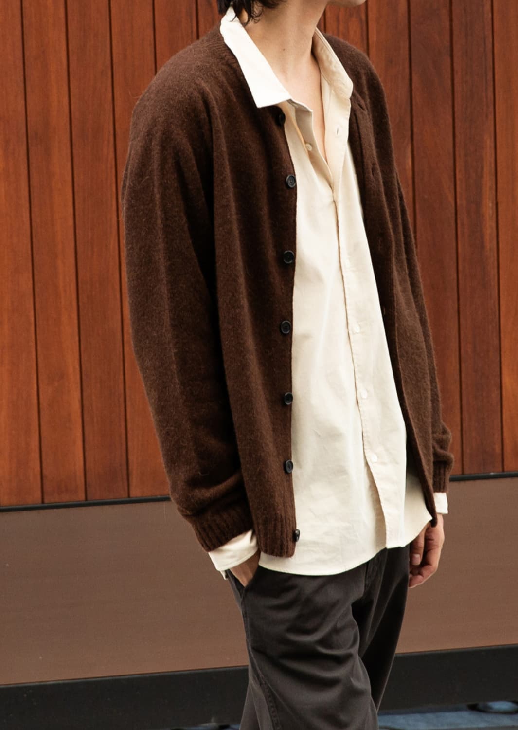 [48] 퍼스트플로어 베이비 알파카 가디건 (코코아) 상품이미지1