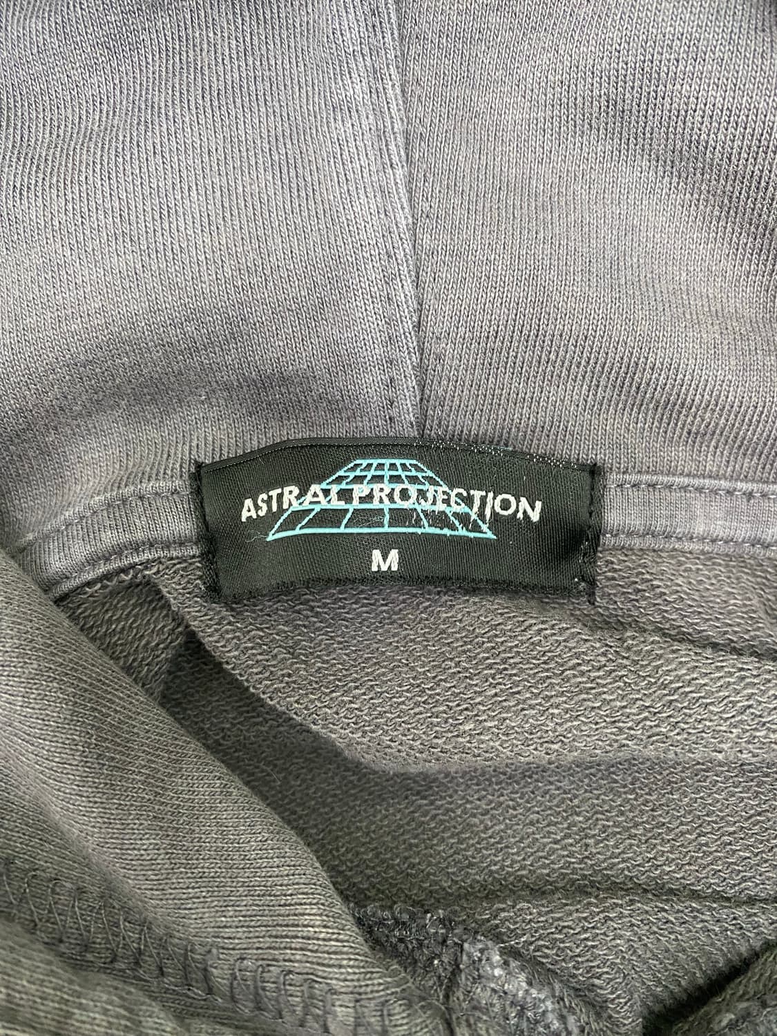 아스트랄 프로젝션 후드티 M 차콜 그레이 (오버핏) 상품이미지6