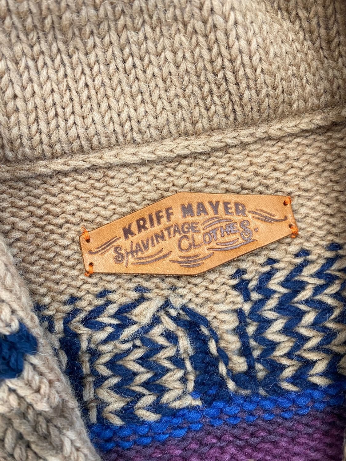 Kriff Mayer 네이티브 핸드니트 가디건 스웨터  상품이미지8