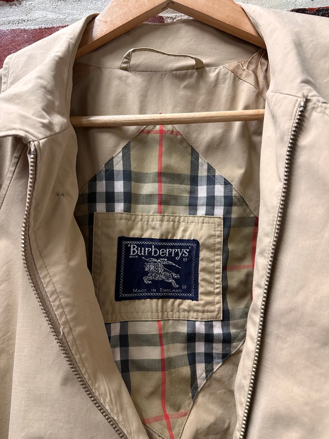 (M)버버리 크레스트 자수로고 헤링턴 자켓 상품이미지8