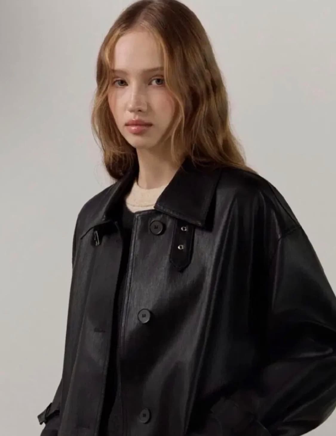 엘리오티 Leather Trench Coat 상품이미지1