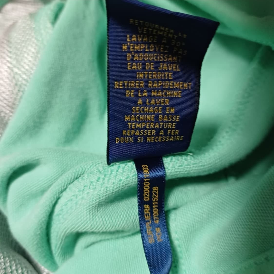 Polo 폴로 골프 스키니핏 민트 후드집업 상품이미지5