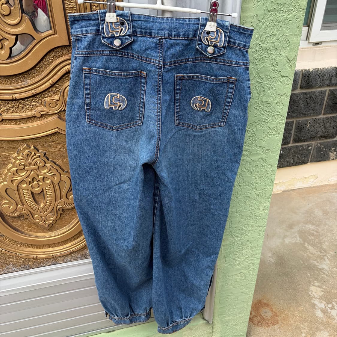 빈티지 코끼리 패치 조거 벌룬 팬츠 상품이미지2