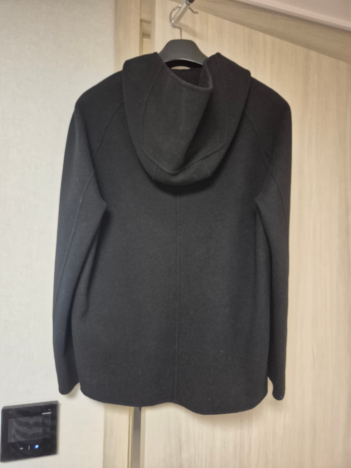 고급 울하프코트 후드집업핸드메이드 상품이미지8